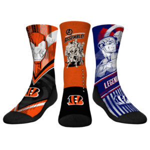 Youth Rock Em Socks  Cincinnati Bengals 3-Pack Crew Socks