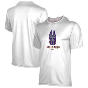 Men's ProSphere White UAlbany Great Danes Golf T-Shirt