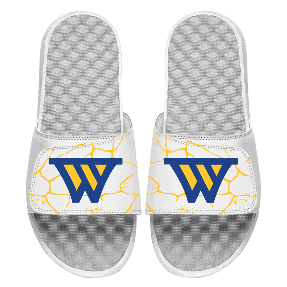 Youth ISlide Golden State Warriors Shattered Slide Sandals