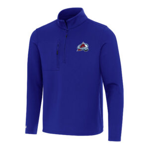 Men's Antigua  Royal Colorado Avalanche Insider Quarter-Zip Top