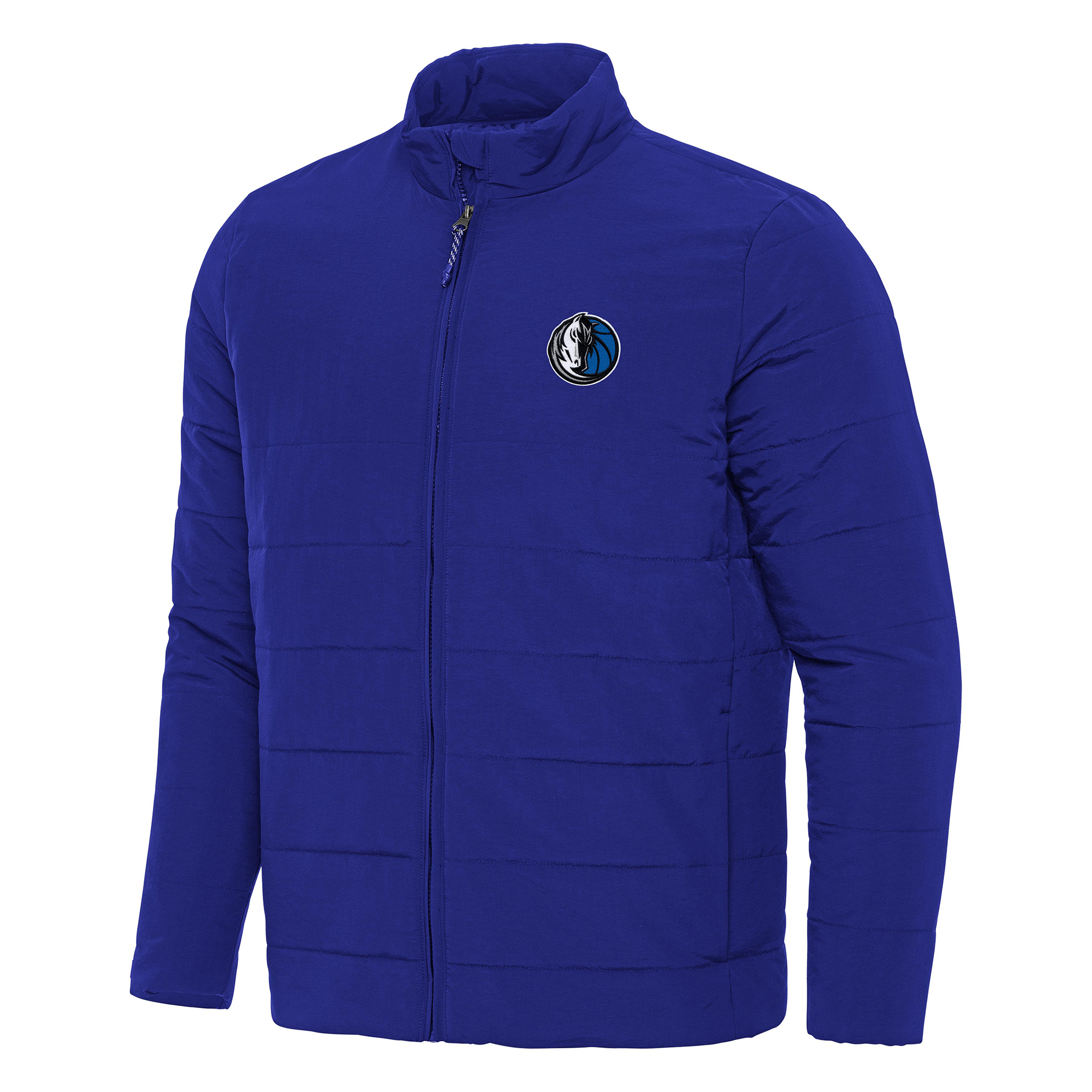 Men's Antigua Blue Dallas Mavericks Swelter Full-Zip Puffer Jacket