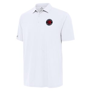 Men's Antigua White Toronto Raptors Era Polo