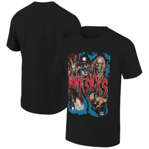 Men's Ripple Junction Black Wyatt Sicks Collage Illustration T-Shirt