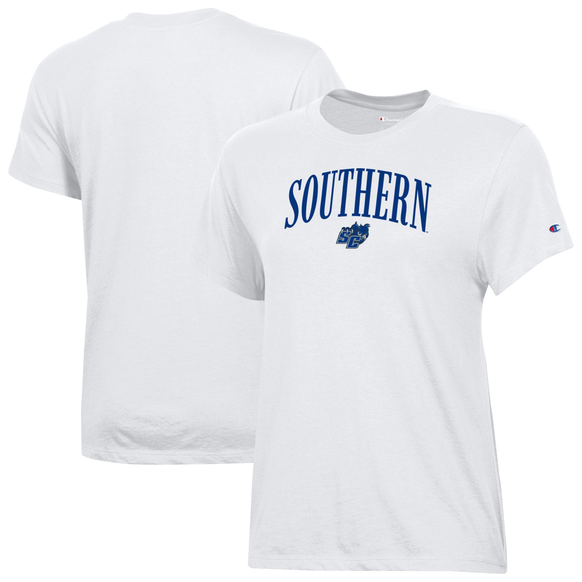 Women's Champion White Southern Connecticut State Owls Core T-Shirt