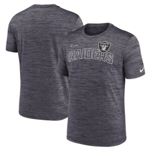 Men's Nike  Black Las Vegas Raiders Big & Tall Velocity Performance T-Shirt