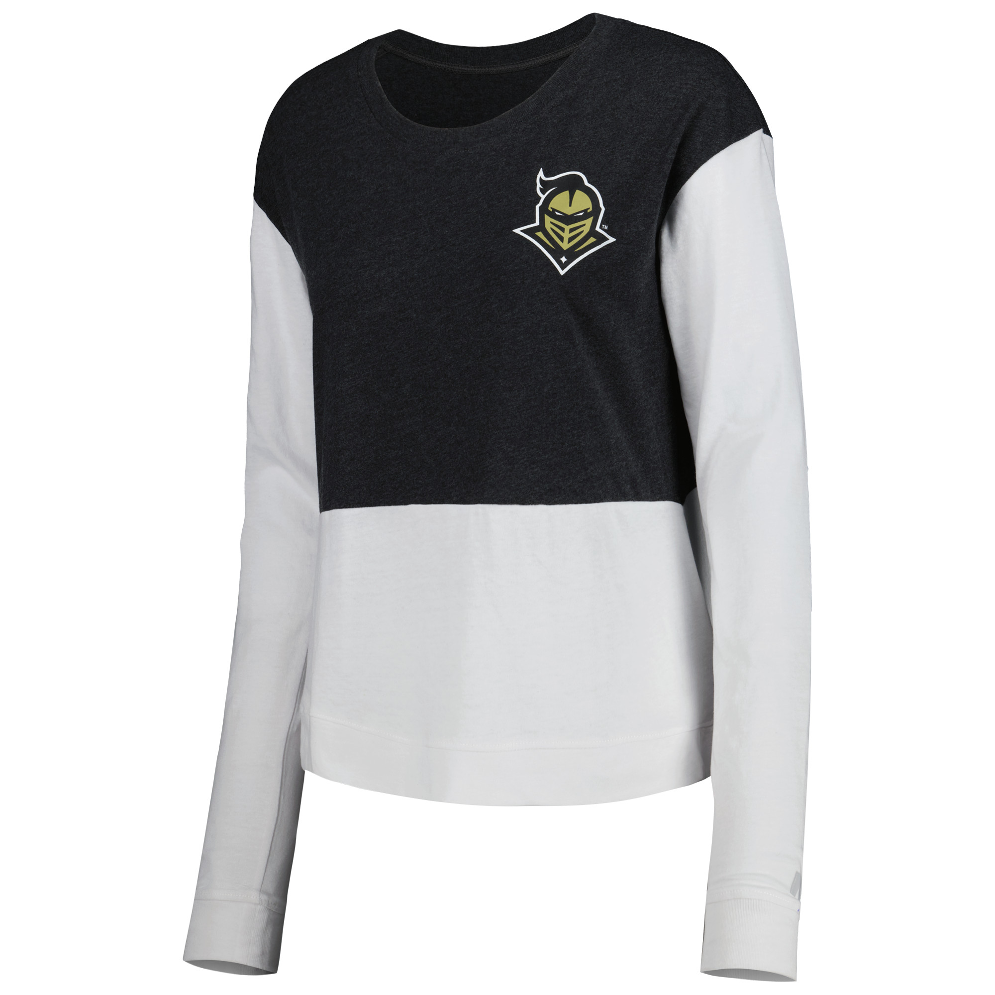 Women's Russell Heather Black UCF Knights Relaxed Long Sleeve T-Shirt - Image 3