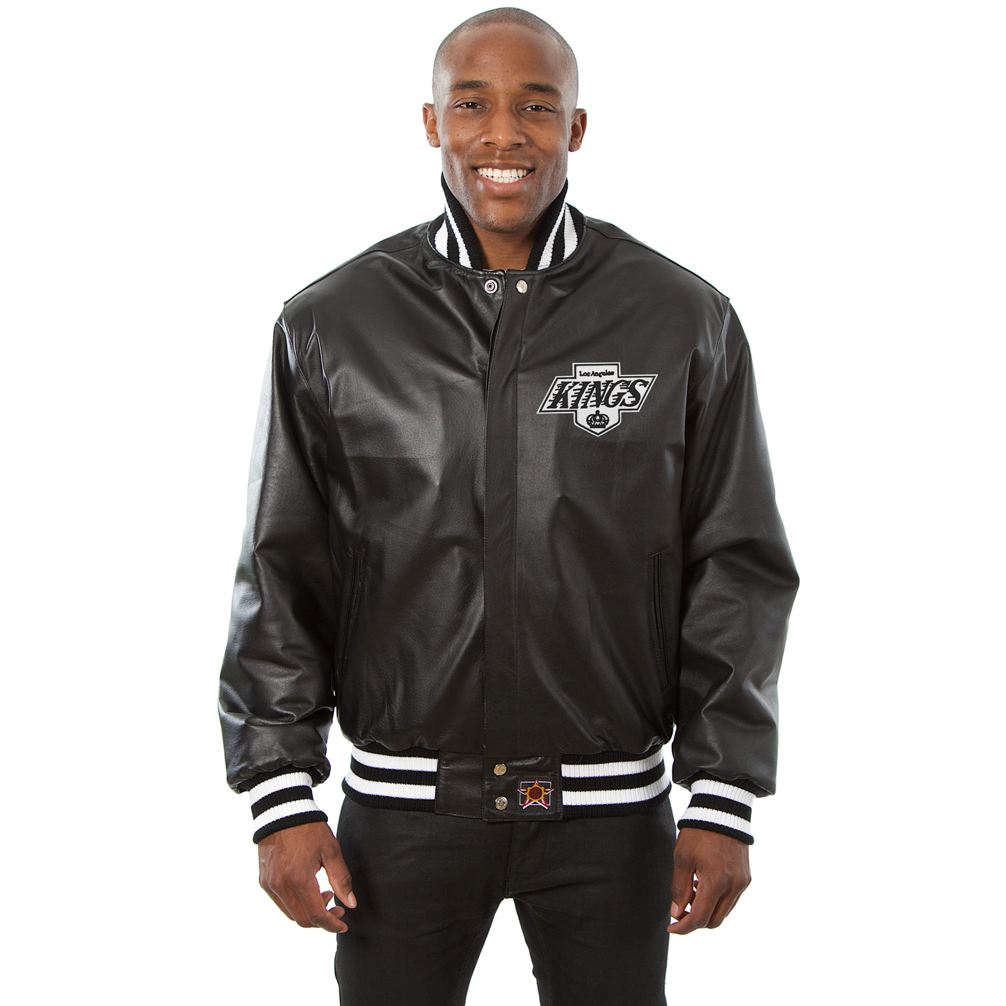 Men's JH Design Black Los Angeles Kings Alternate Logo Jacket
