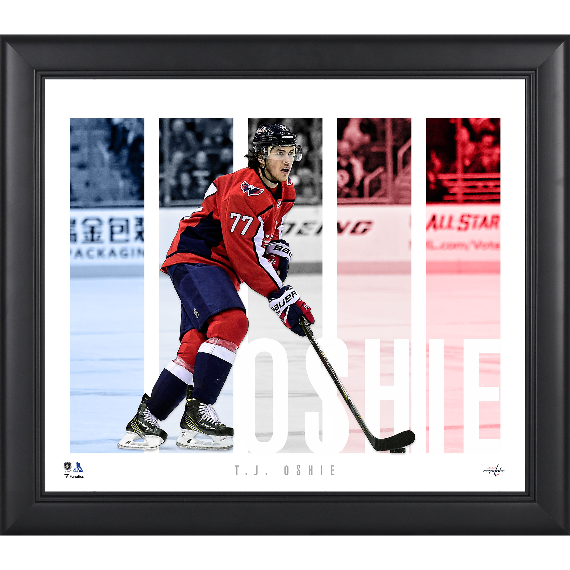 T.J. Oshie Washington Capitals Framed 15'' x 17'' Player Panel Collage