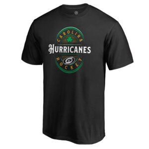 Men's Black Carolina Hurricanes St. Patrick's Day Forever Lucky T-Shirt
