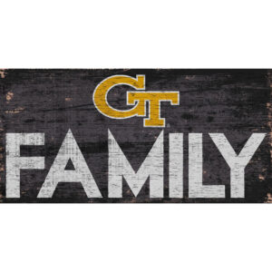 Georgia Tech Yellow Jackets 6'' x 12'' Family Sign