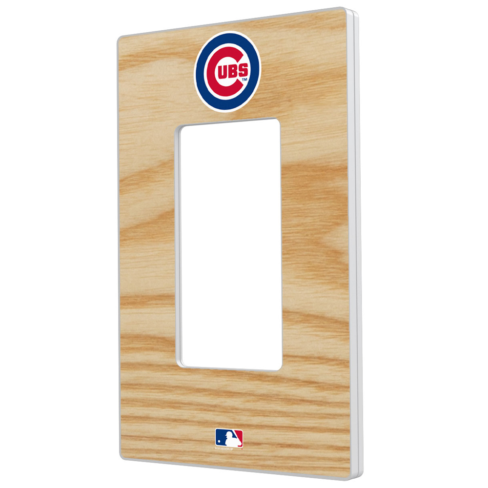 Chicago Cubs Baseball Bat Design Single Rocker Light Switch Plate - Image 6