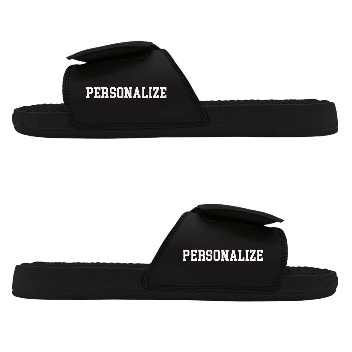 Youth ISlide Black San Francisco Giants Personalized Alternate Logo Slide Sandals - Image 5