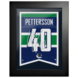 Elias Pettersson Vancouver Canucks 12" x 16" Framed Player Number Replica Plaque