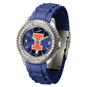 Women's Navy Illinois Fighting Illini New Sparkle Watch