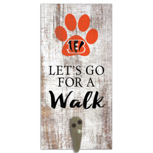 Cincinnati Bengals 6'' x 12'' Leash Holder Sign