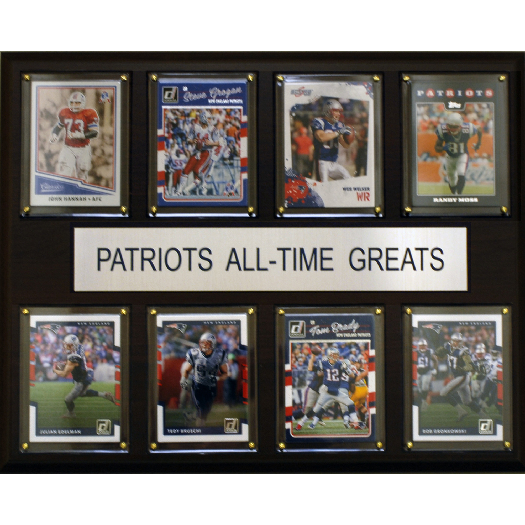 New England Patriots 12'' x 15'' All-Time Greats Team Plaque