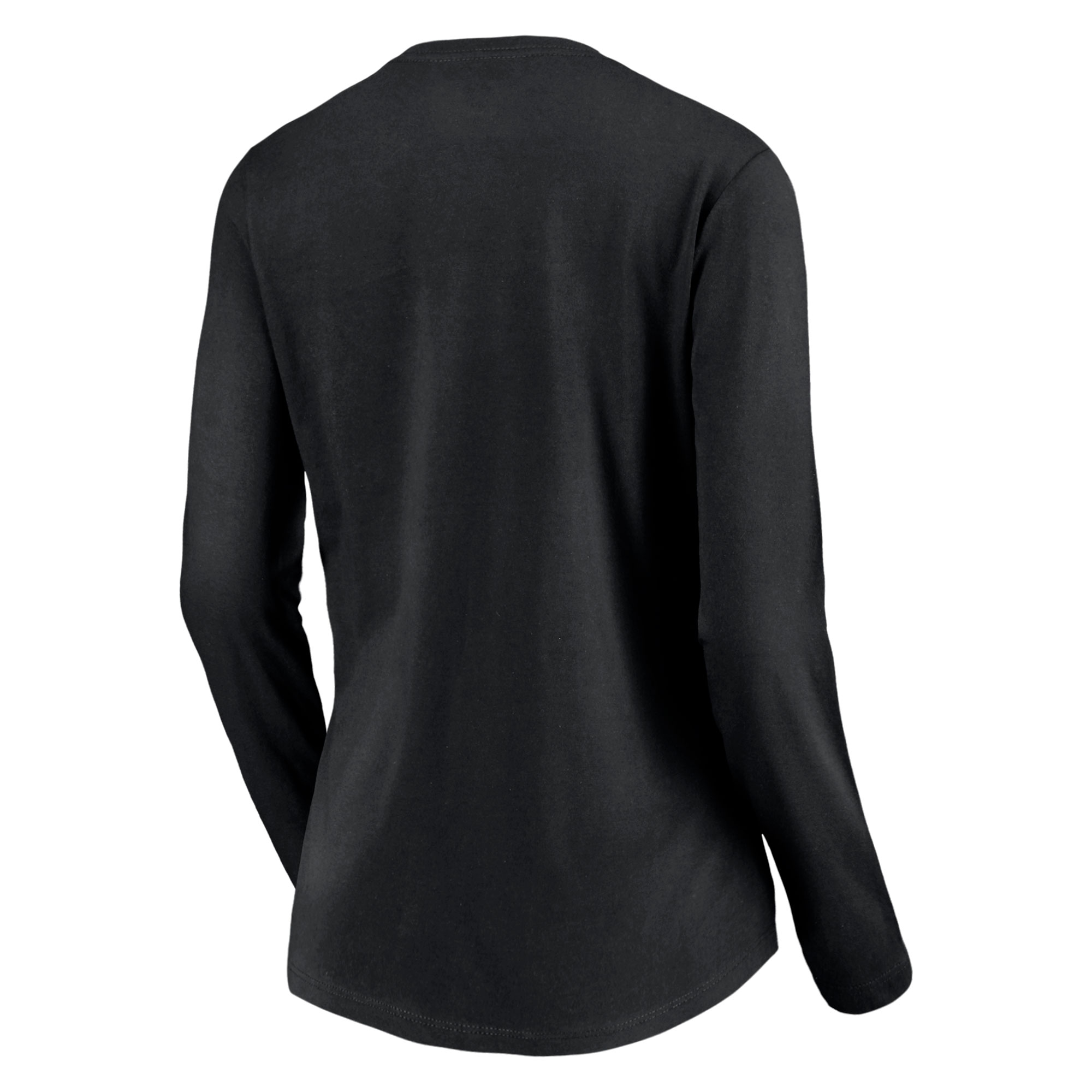 Women's Black Pittsburgh Penguins Special Edition Primary Logo V-Neck Long Sleeve T-Shirt - Image 7