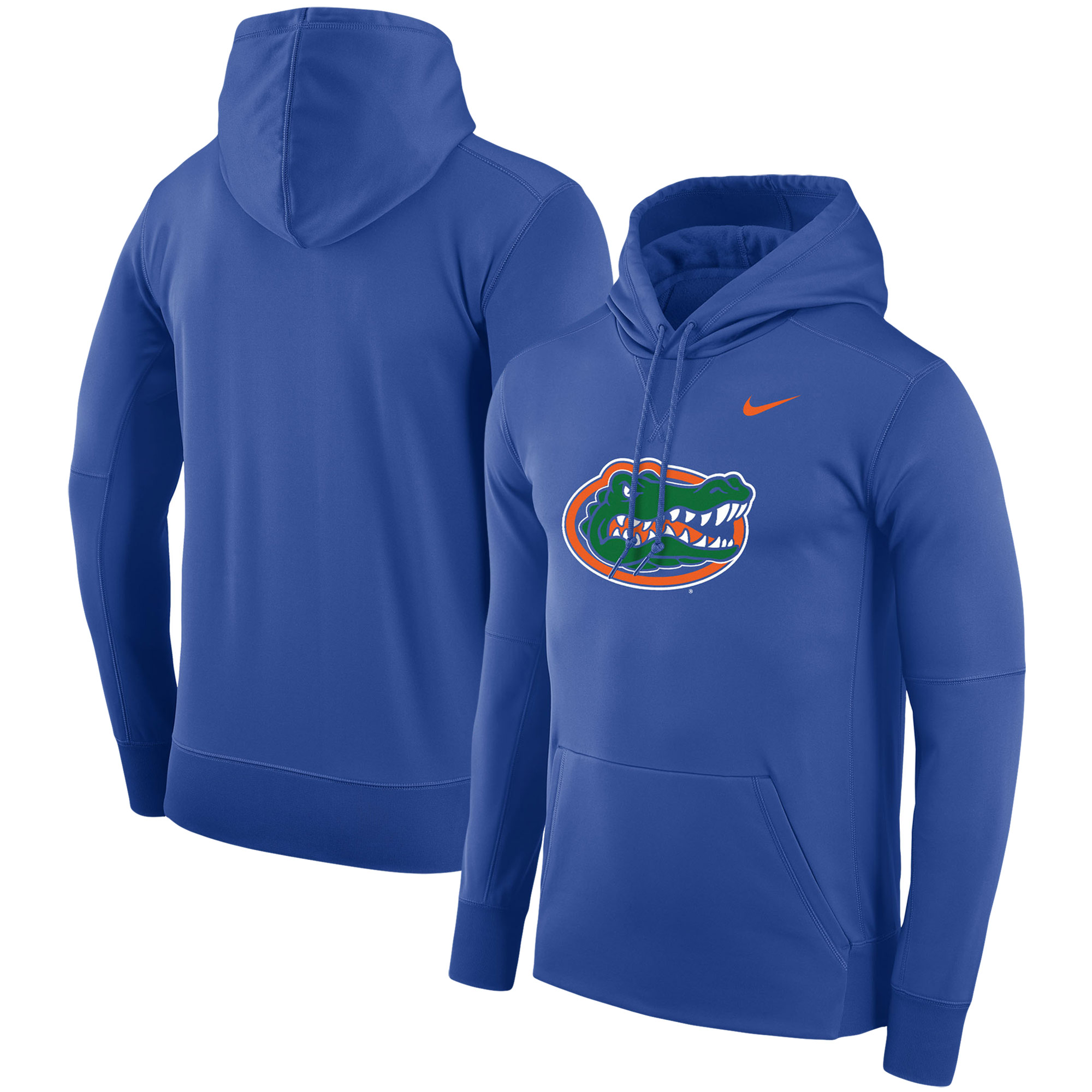 Men's Nike Royal Florida Gators Performance Pullover Hoodie - Image 5
