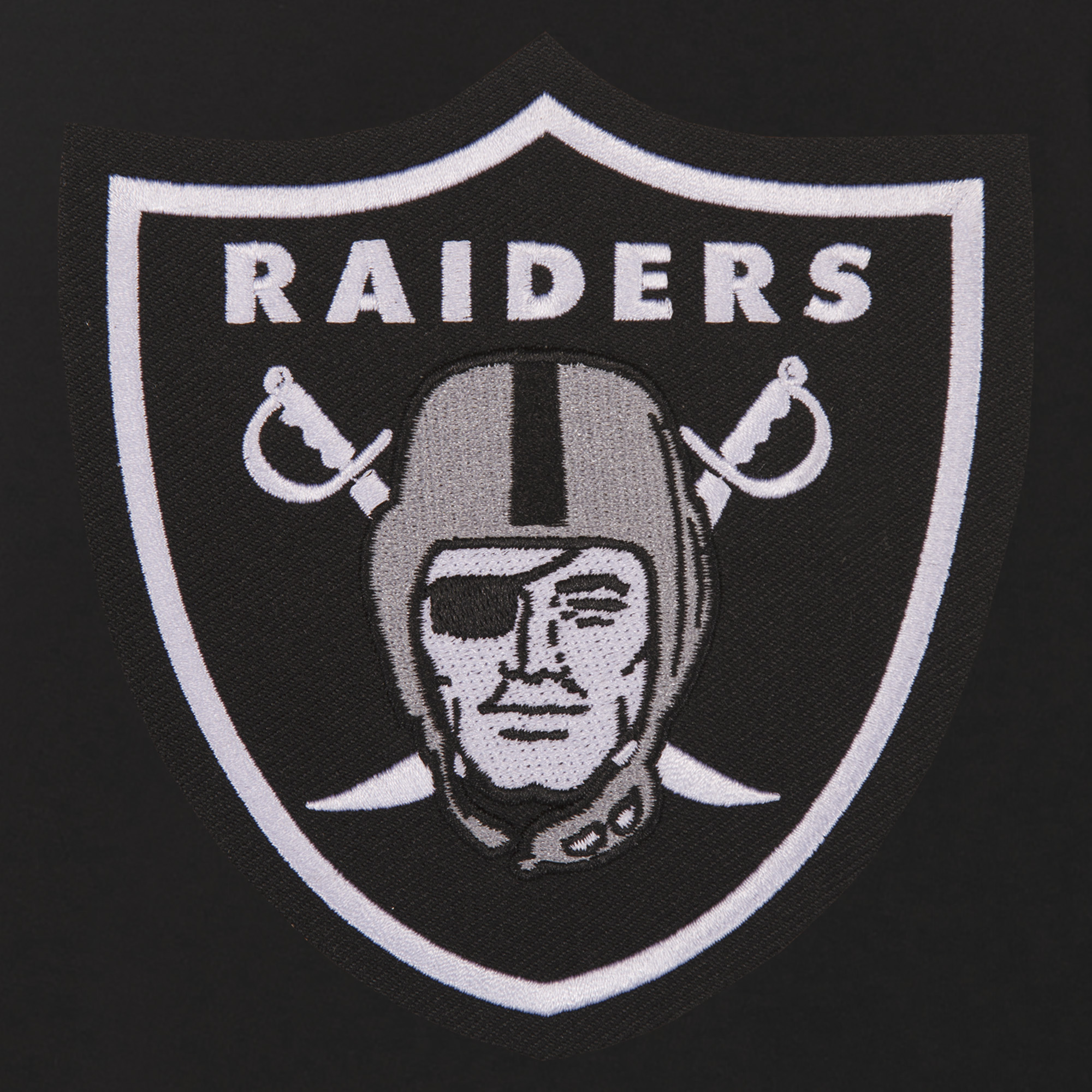 Women's JH Design Black Las Vegas Raiders Reversible Fleece Full-Zip Jacket - Image 11