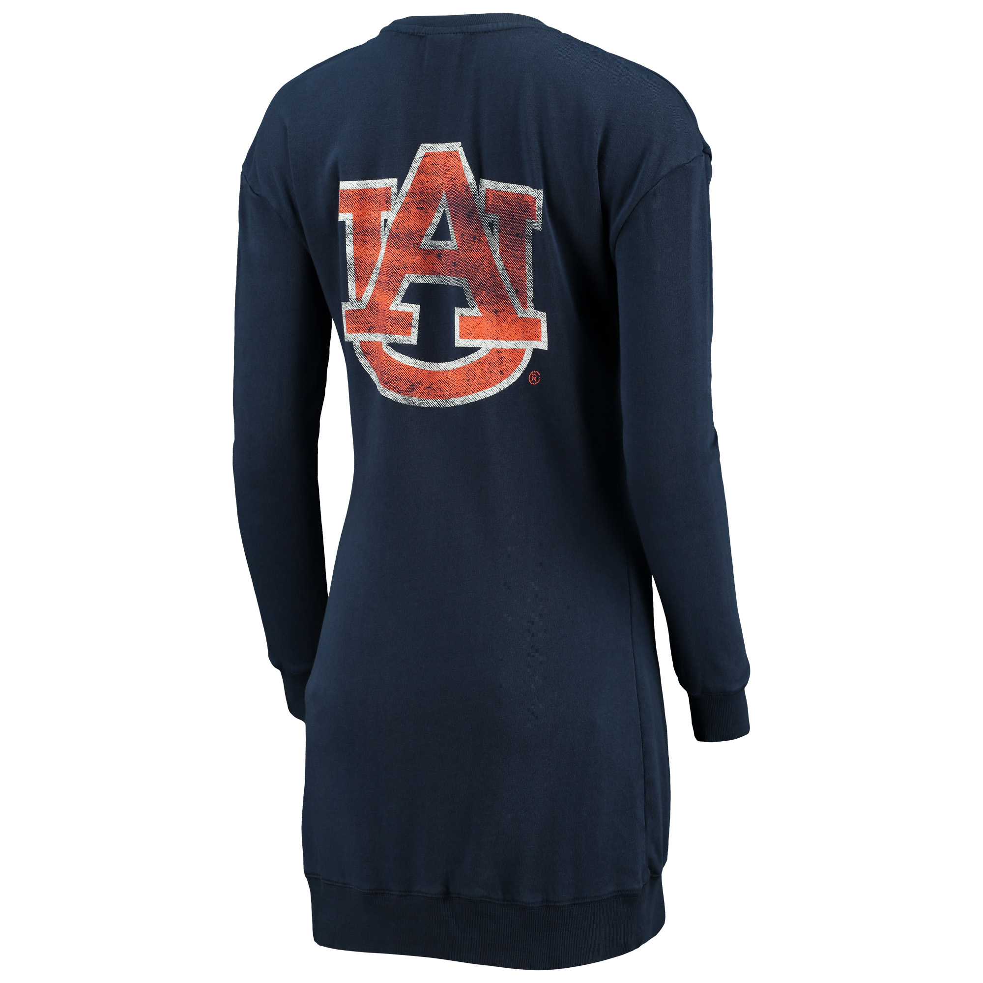 Women's Gameday Couture Navy Auburn Tigers 2-Hit Sweatshirt Mini Dress - Image 4