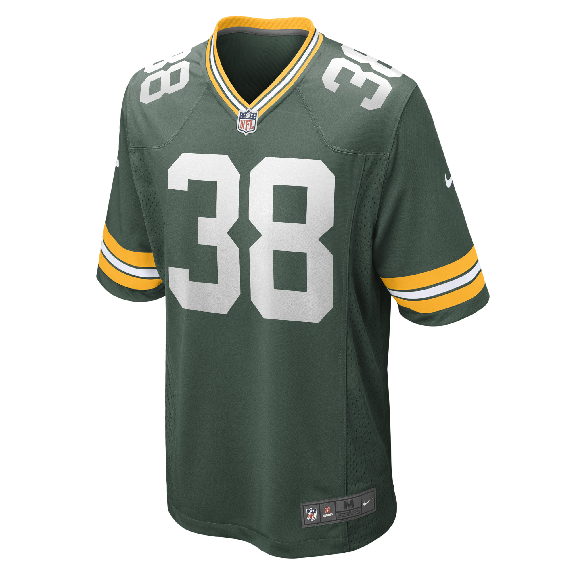 Men's Nike Innis Gaines Green Green Bay Packers Game Jersey - Image 3