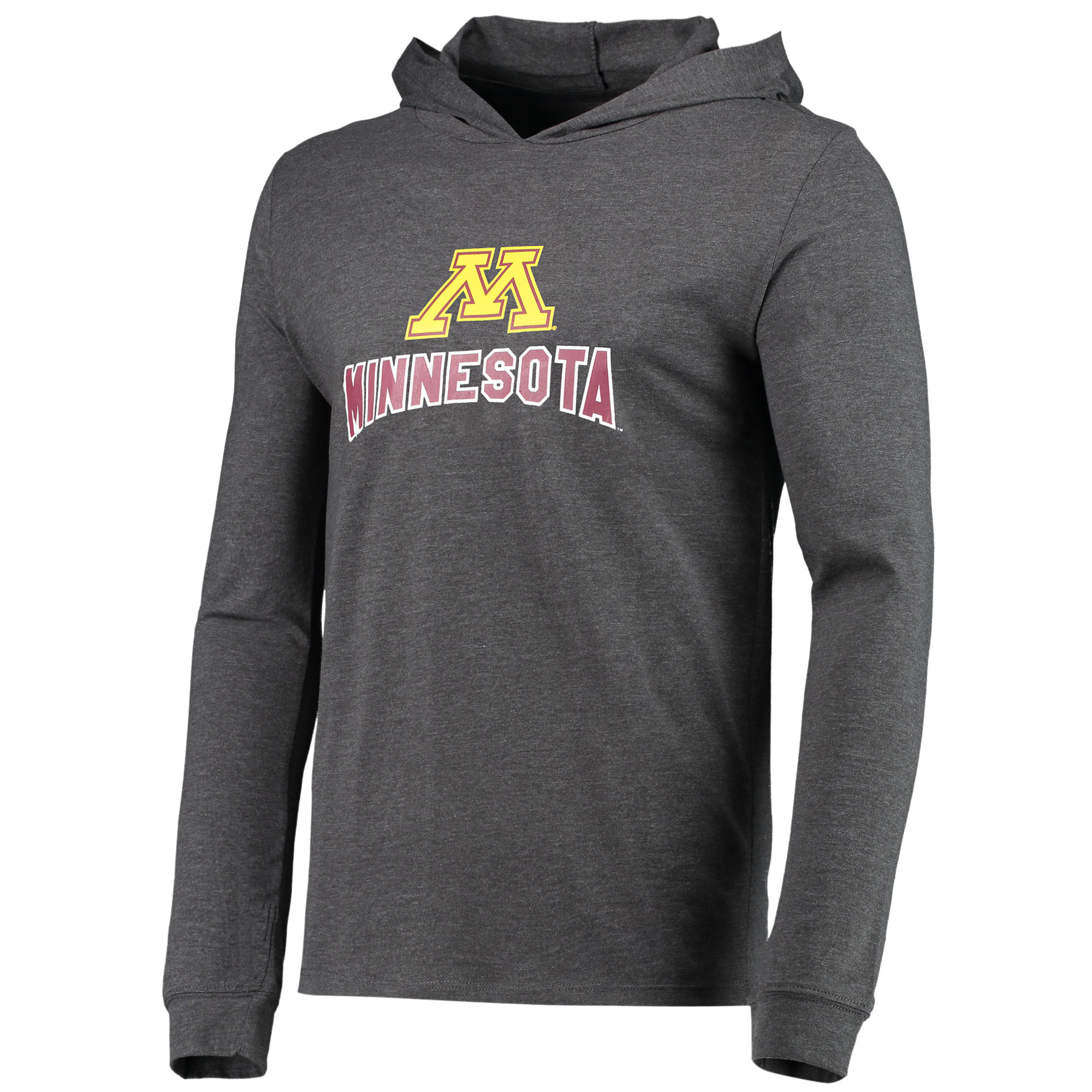 Men's Concepts Sport Maroon/Heather Charcoal Minnesota Golden Gophers Meter Long Sleeve Hoodie T-Shirt & Jogger Pajama Set - Image 3