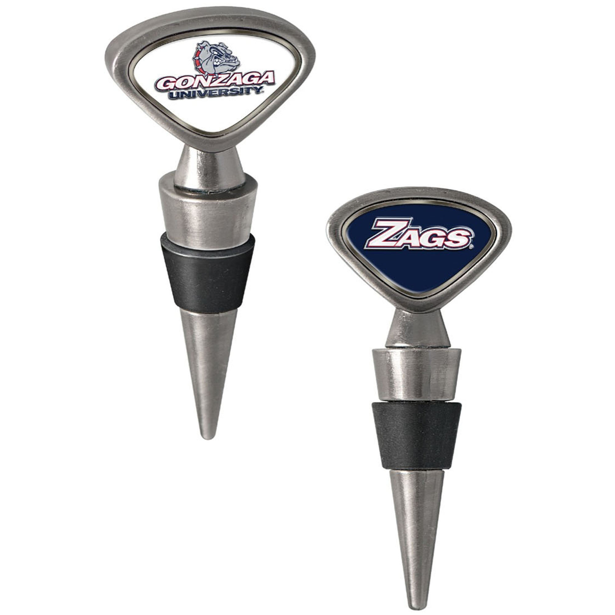 Silver Gonzaga Bulldogs Wine Stopper - Image 3