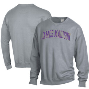 Men's ComfortWash Gray James Madison Dukes Garment Dyed Pullover Sweatshirt