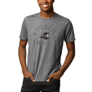 Men's League Collegiate Wear Heathered Graphite Providence Friars Reclaim T-Shirt
