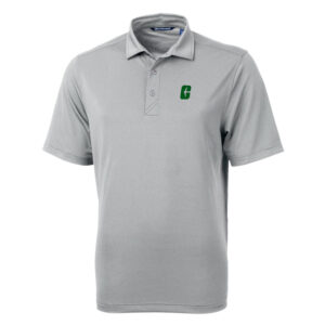 Men's Cutter & Buck Gray Charlotte 49ers Big & Tall Virtue Eco Pique Recycled Polo