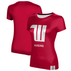 Women's Red Wittenberg University Tigers Nursing T-Shirt