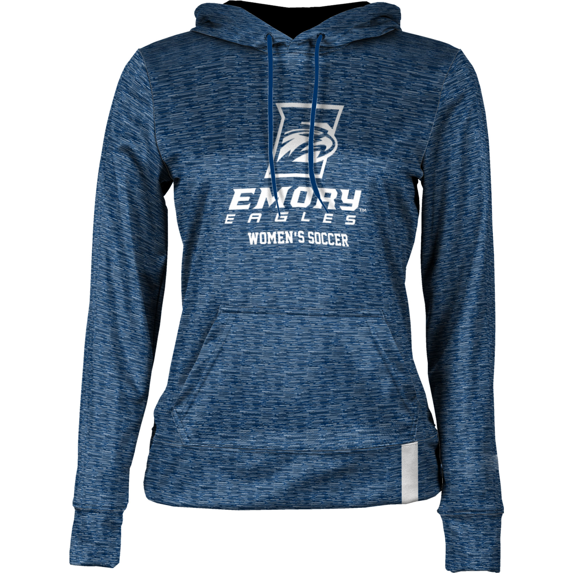 Women's Blue Emory Eagles Women's Soccer Pullover Hoodie - Image 3