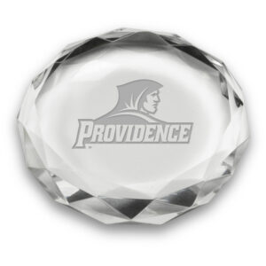 Providence Friars 3'' Optic Crystal Faceted Paperweight