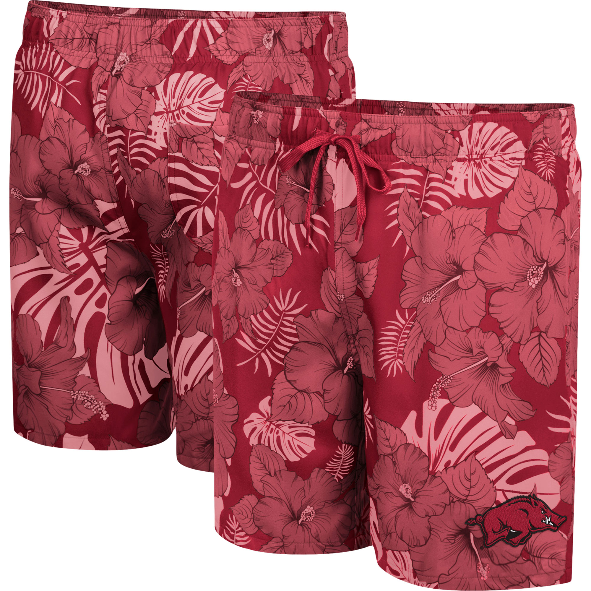 Men's Colosseum Cardinal Arkansas Razorbacks The Dude Swim Shorts - Image 5