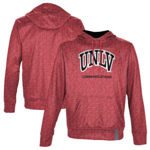 Men's ProSphere Scarlet UNLV Rebels Communications Name Drop Pullover Hoodie