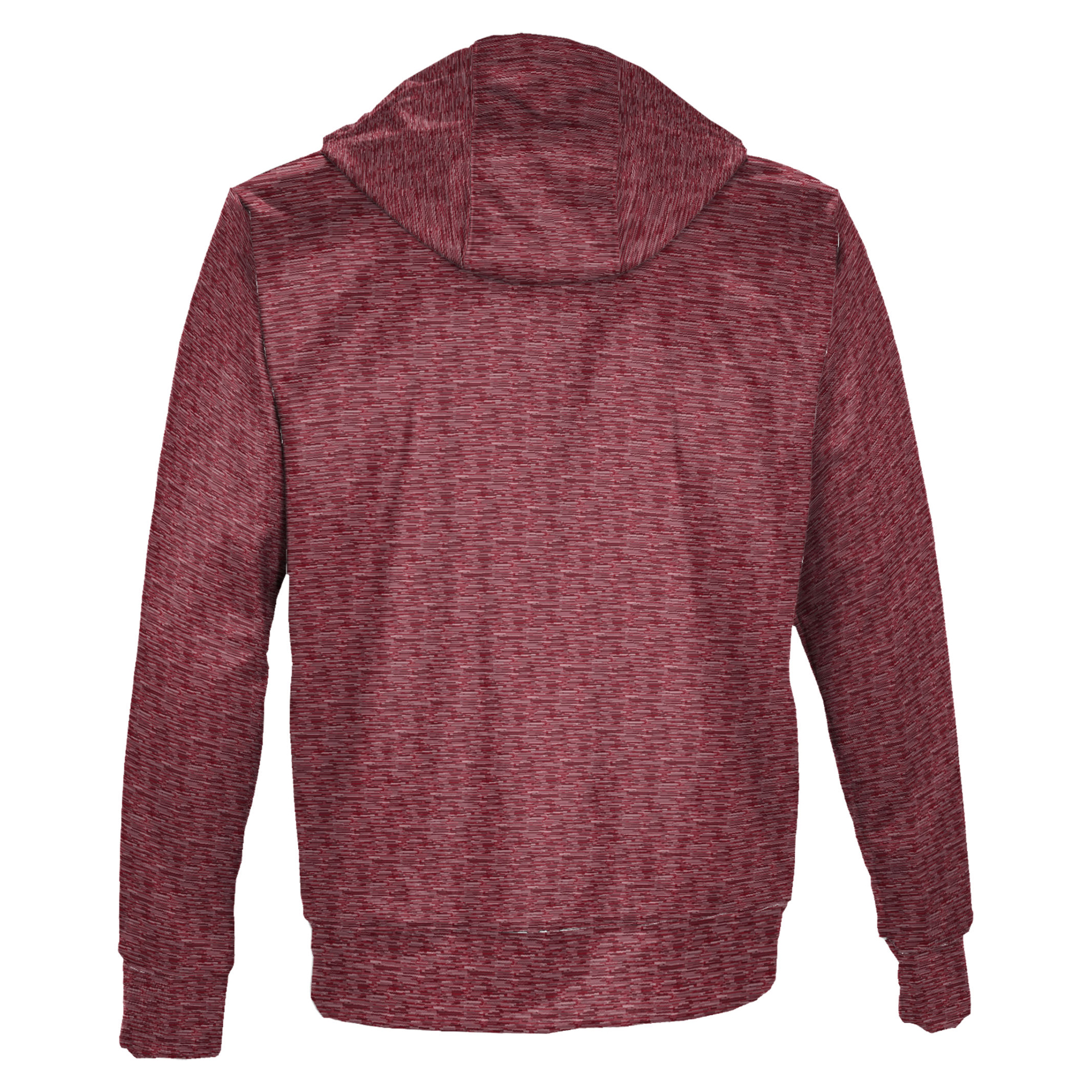 Men's ProSphere Crimson IUPUI Jaguars Athletics Name Drop Pullover Hoodie - Image 4