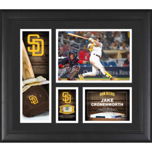 Jake Cronenworth San Diego Padres Framed 15" x 17" Player Collage with a Piece of Game-Used Ball