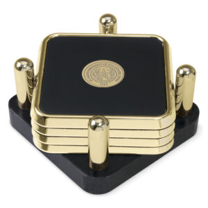 St. Mary's University Rattlers Gold 4-Piece Square Coaster Set