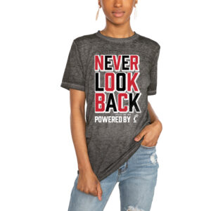Women's Gameday Couture Charcoal Cincinnati Bearcats PoweredBy Never Look Back Acid Wash T-Shirt