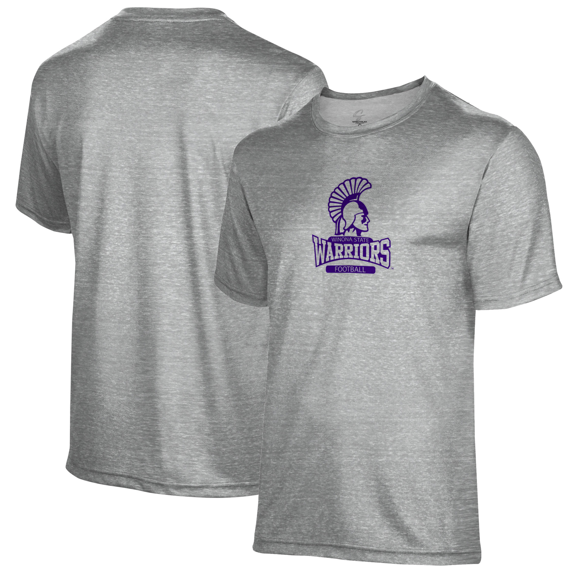 Youth ProSphere Gray Winona State Warriors Football T-Shirt