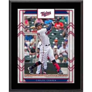 Carlos Correa Minnesota Twins Framed 10.5" x 13" Sublimated Player Plaque