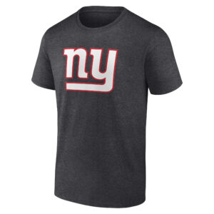 Men's Charcoal New York Giants Team Logo T-Shirt