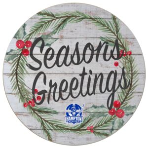 Hampton Pirates 20'' x 20'' Season's Greetings Circle