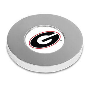 Silver Georgia Bulldogs Team Office Paperweight