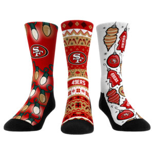 Rock Em Socks San Francisco 49ers Youth Holiday 3-Pack Crew Socks