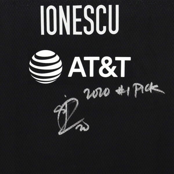 Sabrina Ionescu Black New York Liberty Autographed Nike 2021 Explorer Edition Victory Player Jersey with "2020 #1 Pick" Inscription - Image 9
