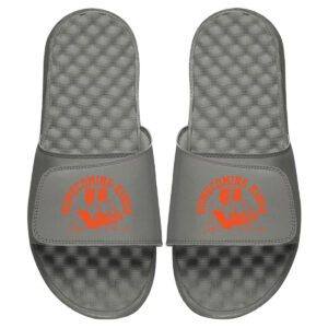 Youth ISlide x BreakingT Joe Burrow & Ja'Marr Chase Gray NFLPA Homecoming Kings Slide Sandals