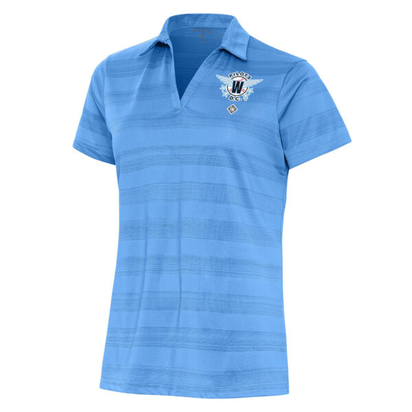 Women's Antigua Light Blue Washington Pilots Compass Polo