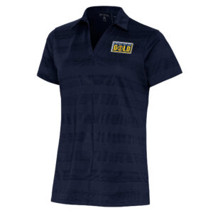 Women's Antigua Navy Grand Rapids Gold Compass Polo