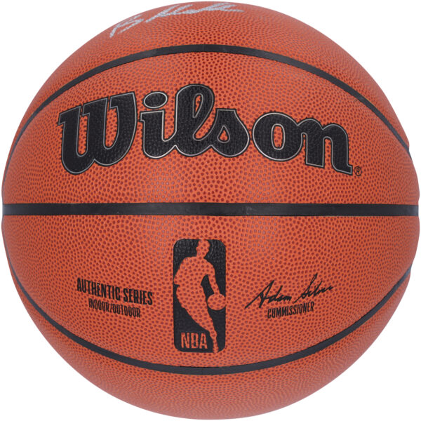 Brandon Miller Charlotte Hornets Autographed Wilson 2023 NBA Draft Authentic Series Indoor/Outdoor Basketball - Image 6
